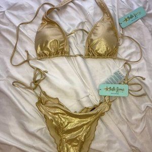 Gold Swim Suit For Sale!